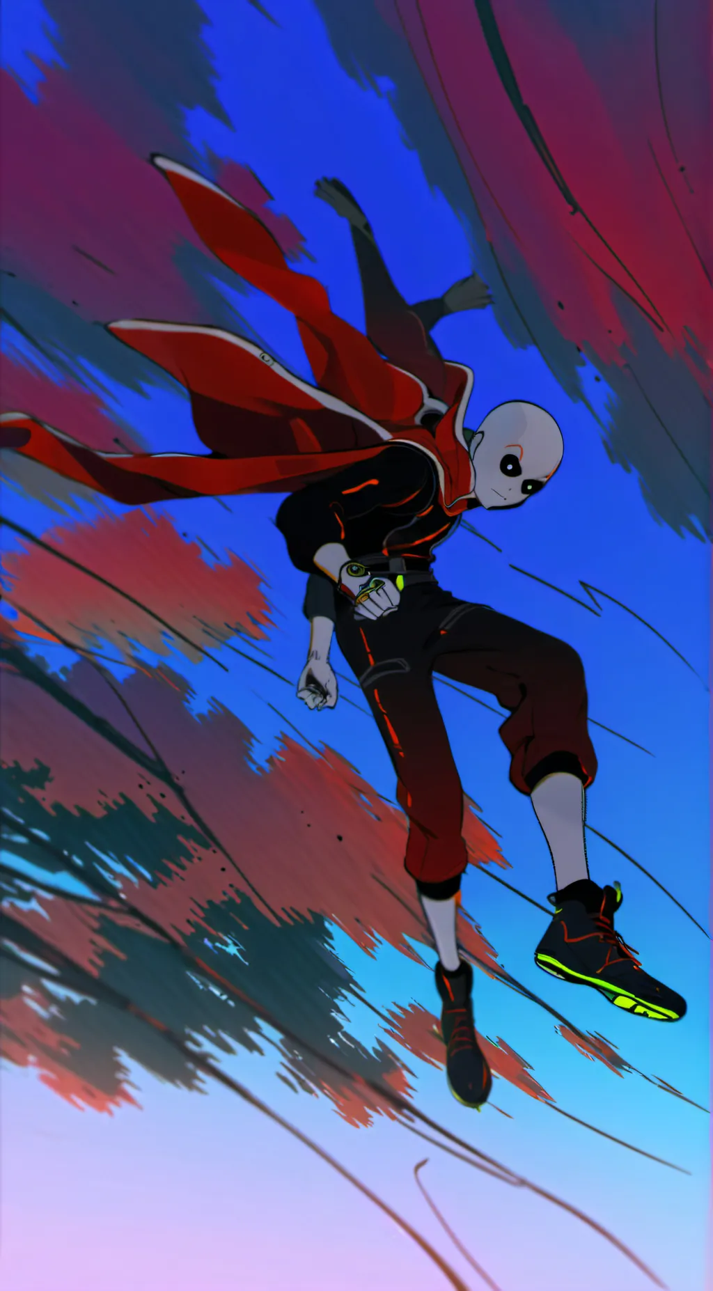 ai character: sans background