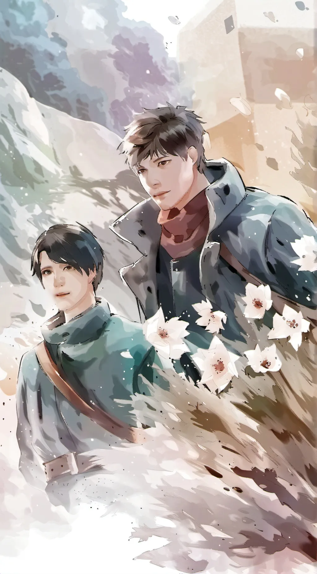 ai character: Asher&Luke background