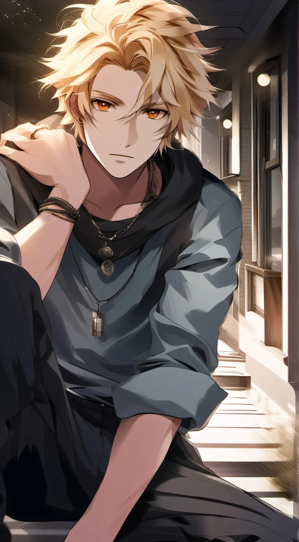 ai character: Avery  background