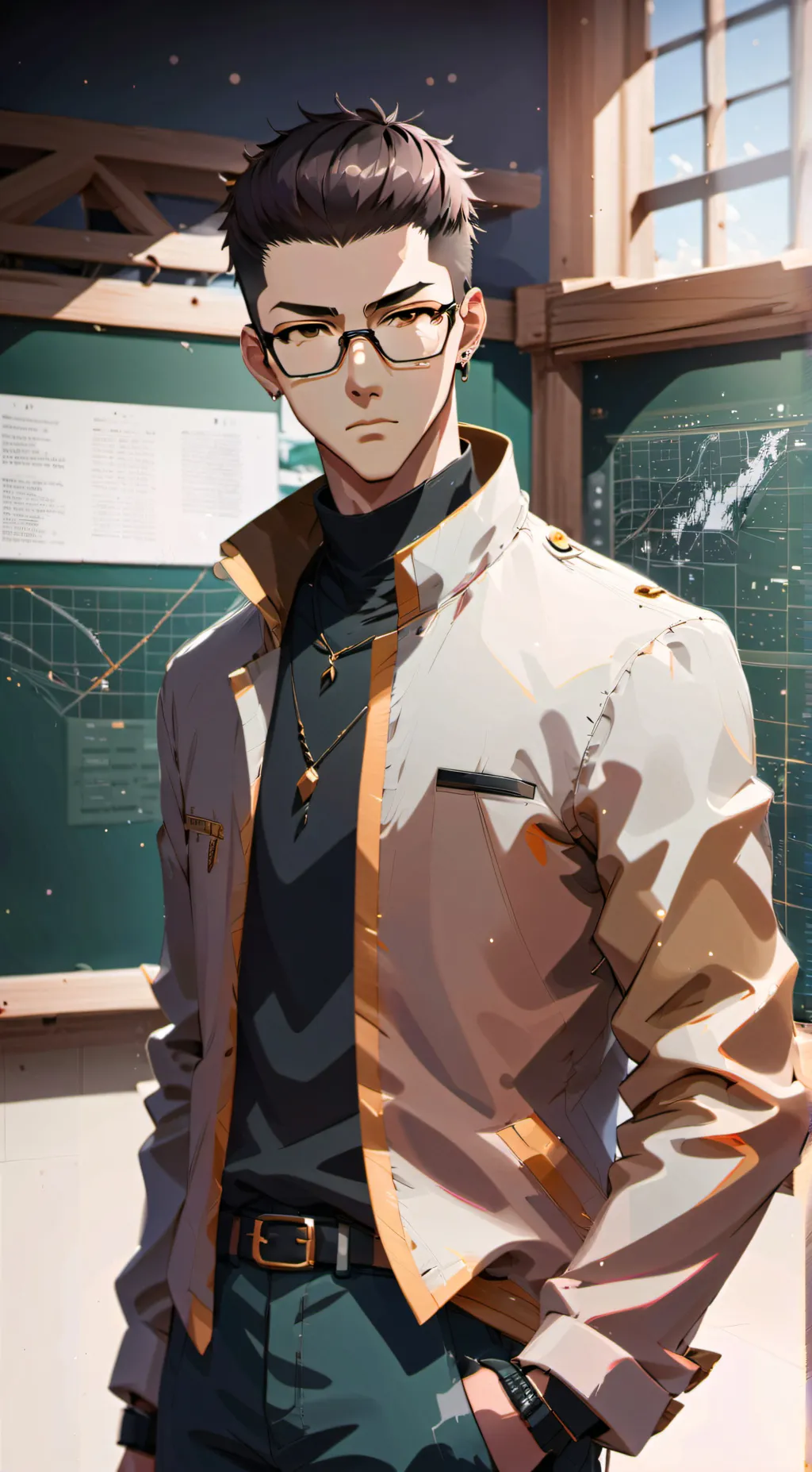 ai character: Zeke background