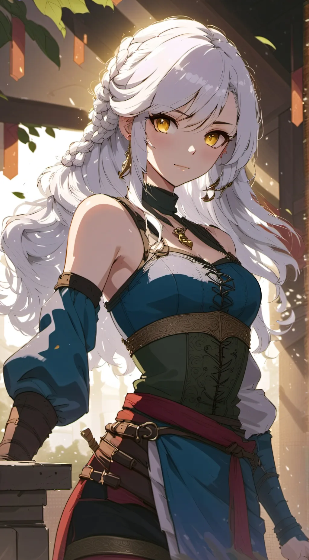 ai character: Luna background