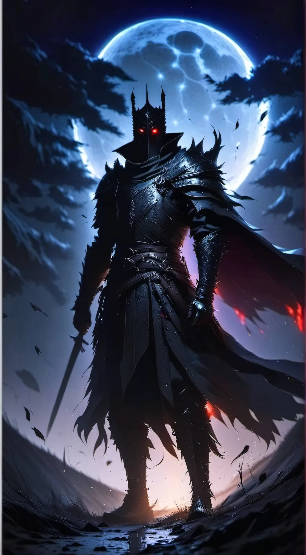 ai character: Black Knight background