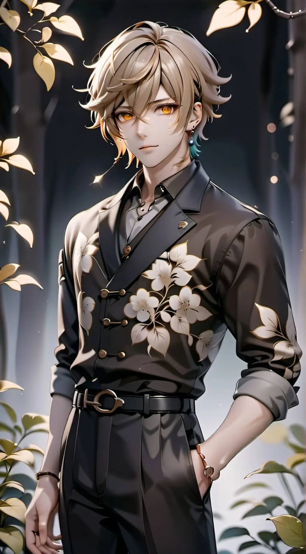 ai character: Aaron background