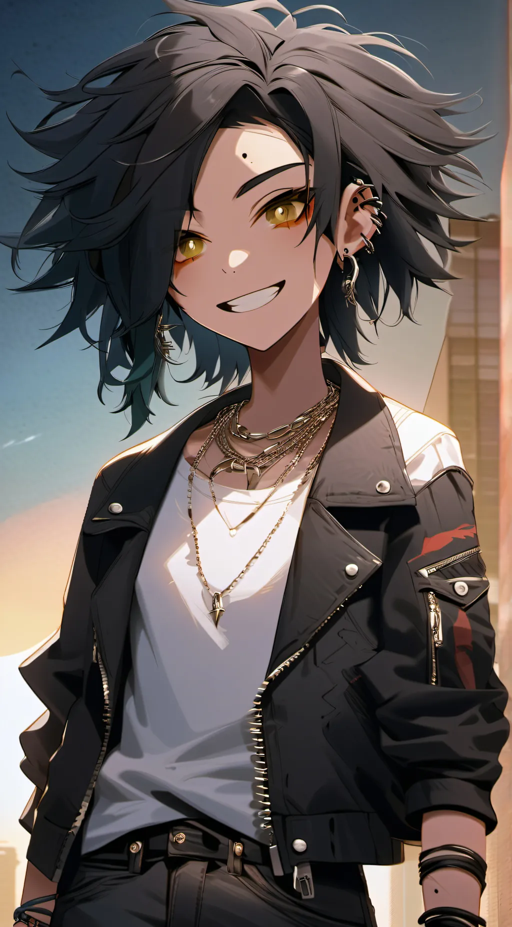 ai character: Parker background