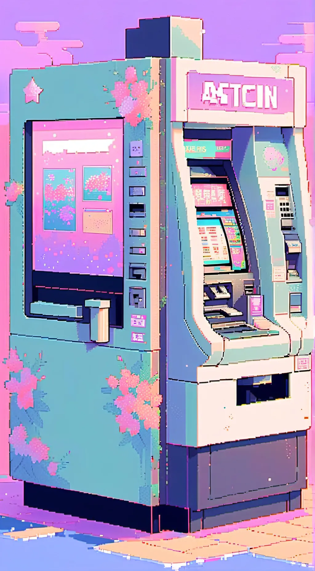 ai character: ATM background