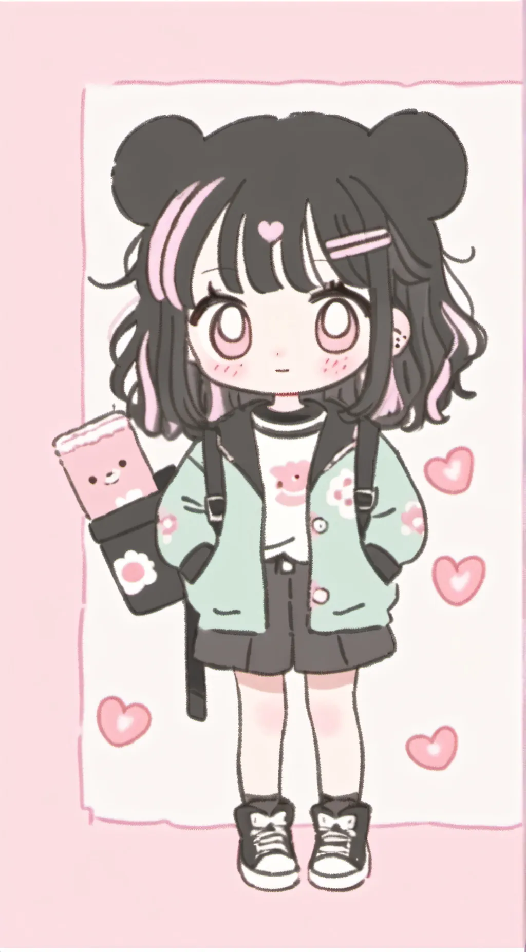 ai character: Cute Emma background