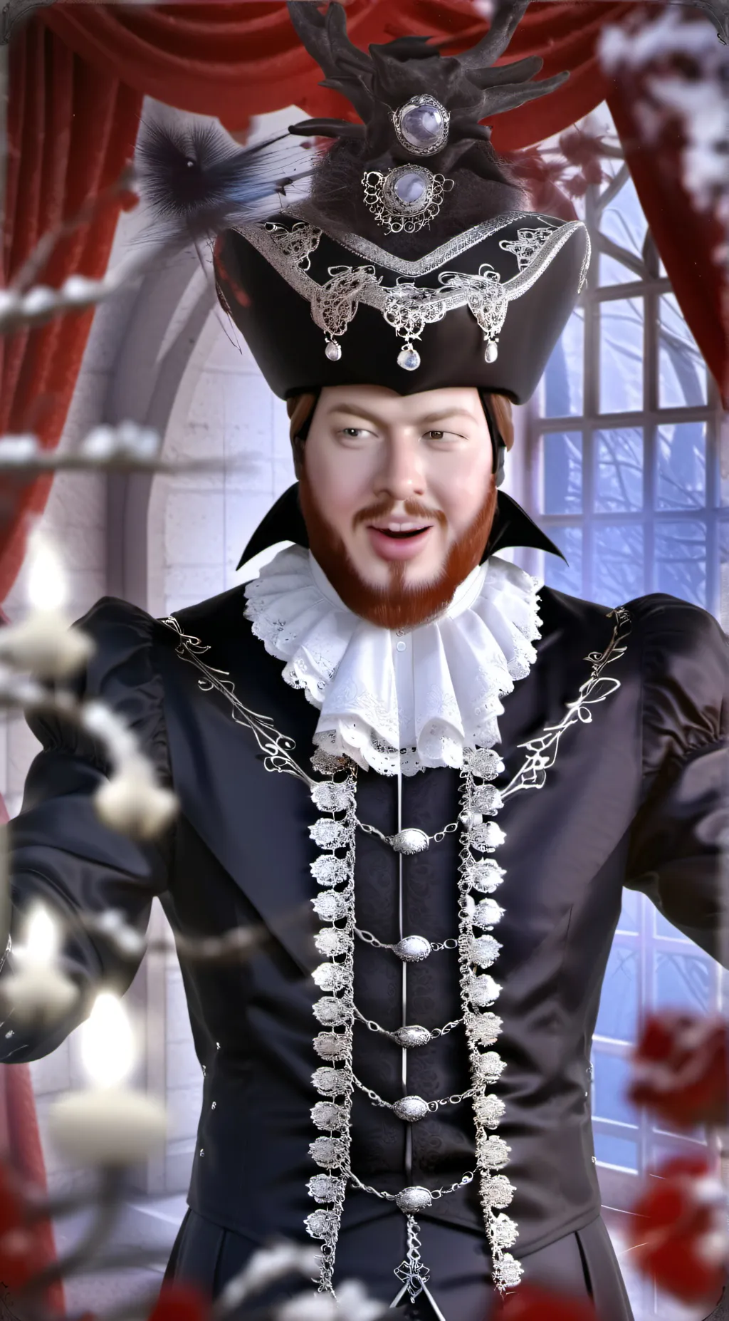 ai character: Victorian caseoh background