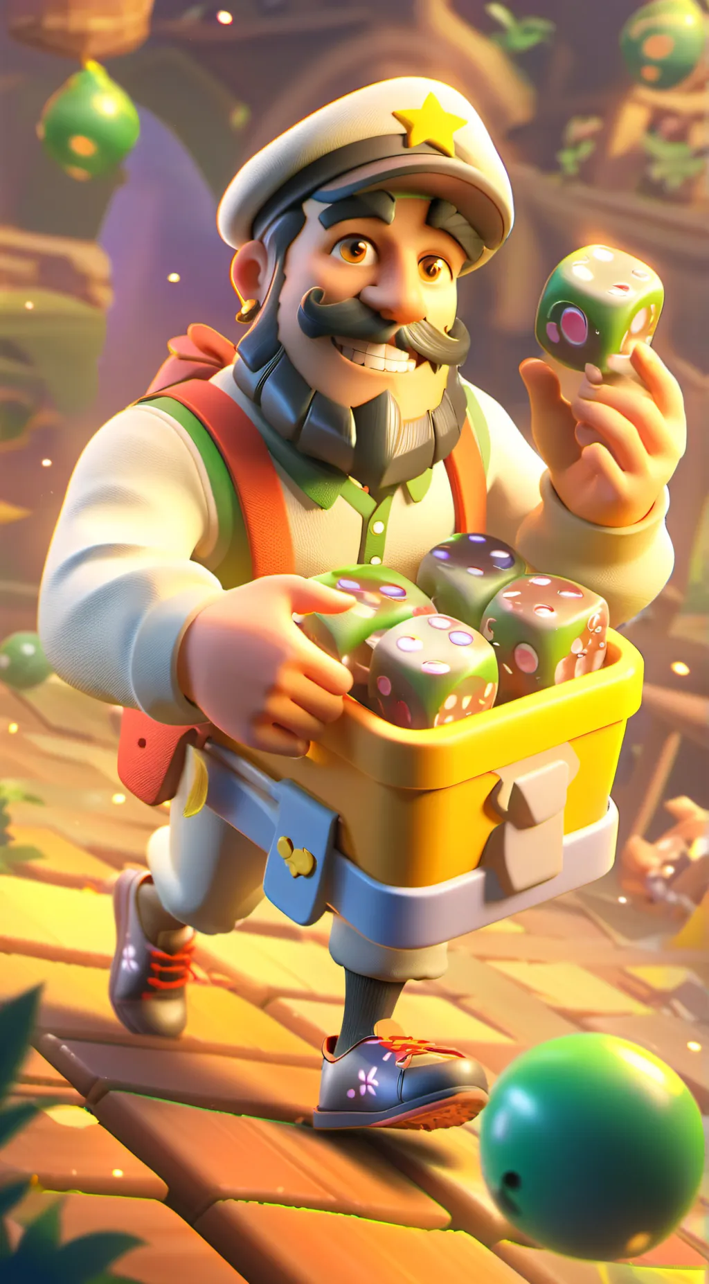 ai character: Suffer background