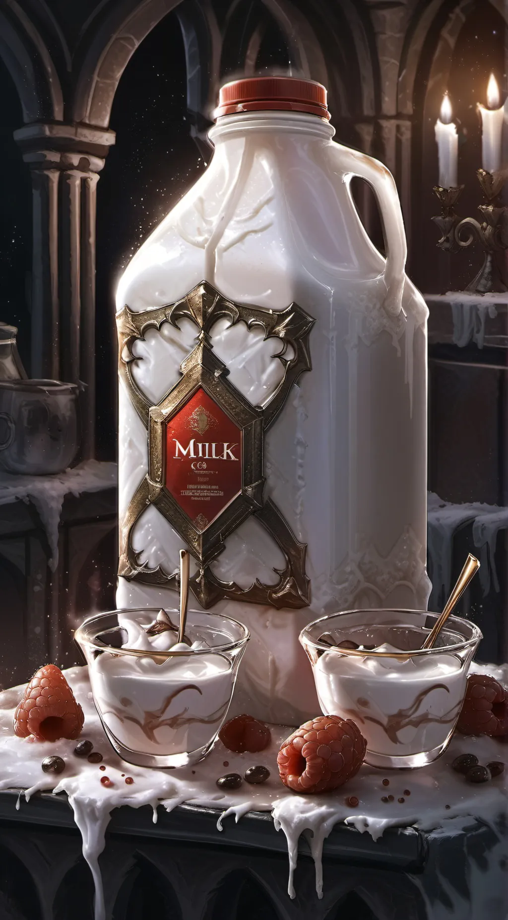 ai character: The Milk background