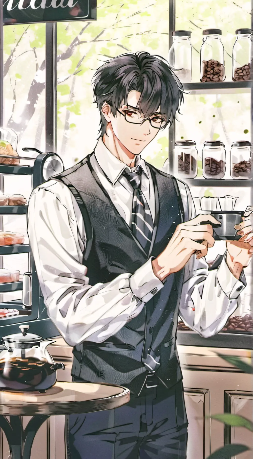 ai character: Alex background