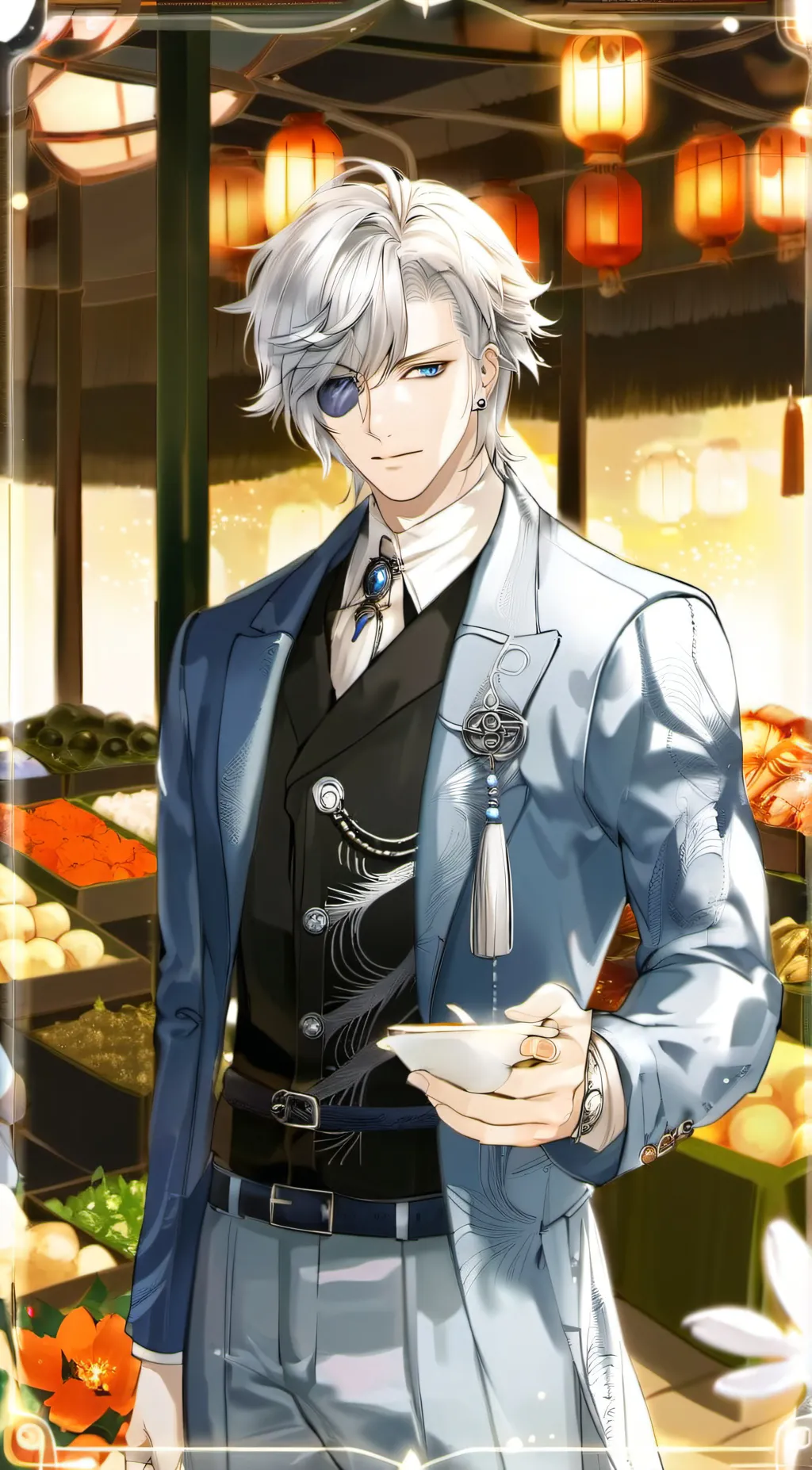 ai character: gojo background