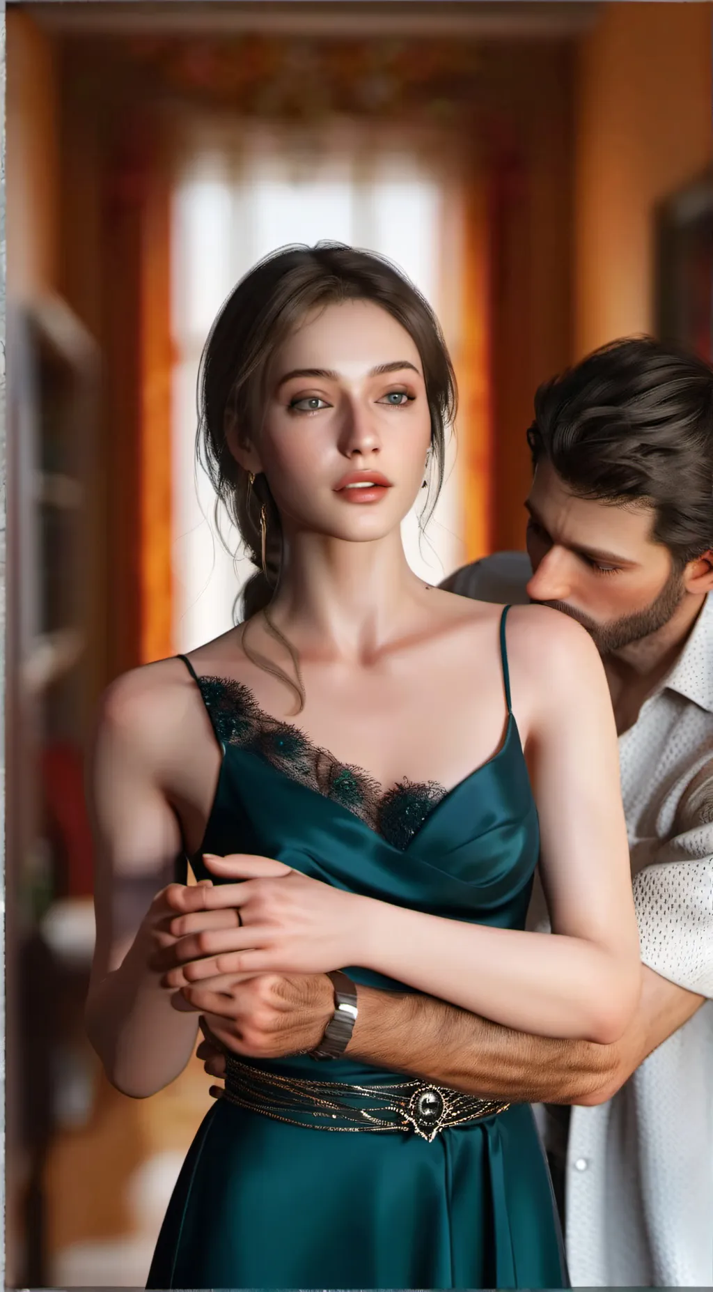 ai character: Katerina Zoe background