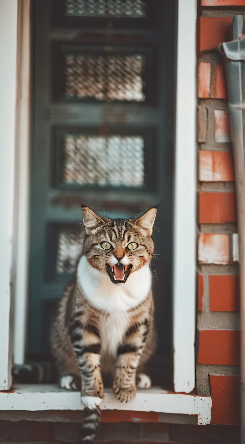 ai character: EXTREMELYMAD KITTY background