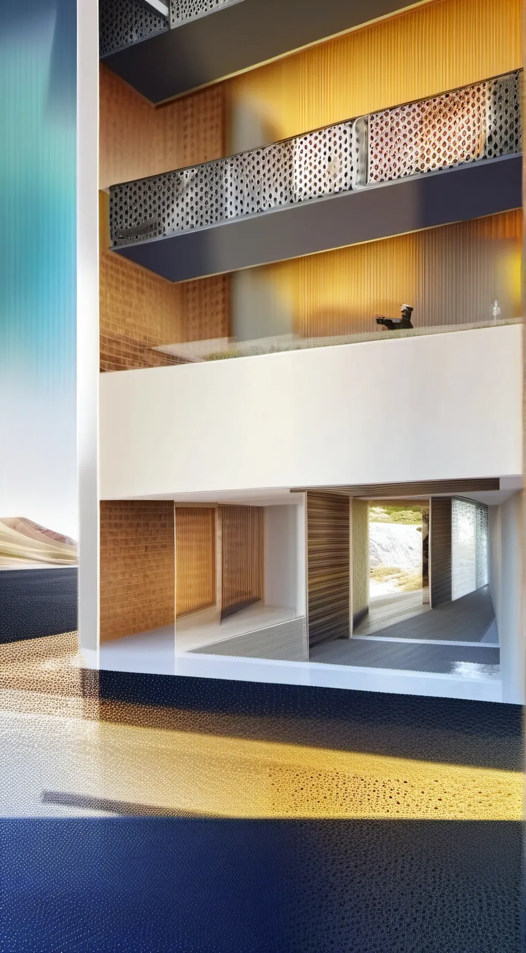 ai character: smiling critters background