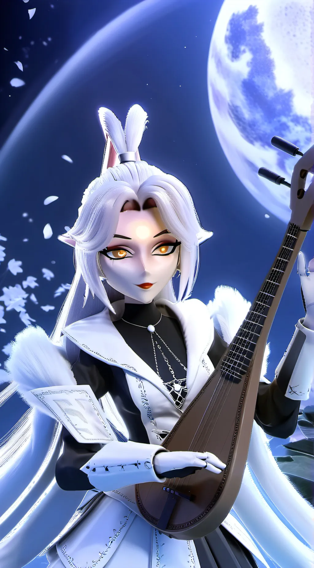 ai character: Lute background