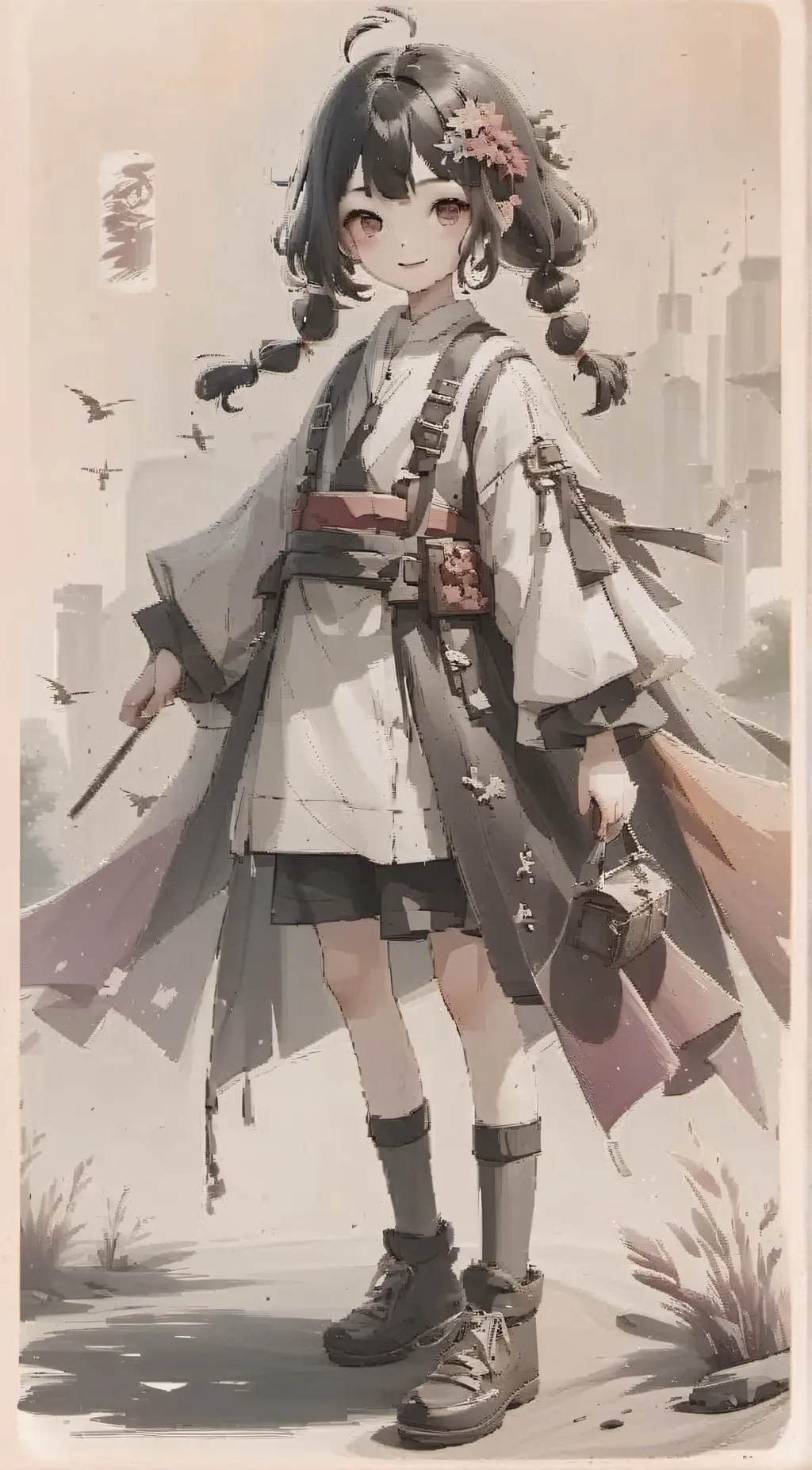 ai character: Boy or girl am I background