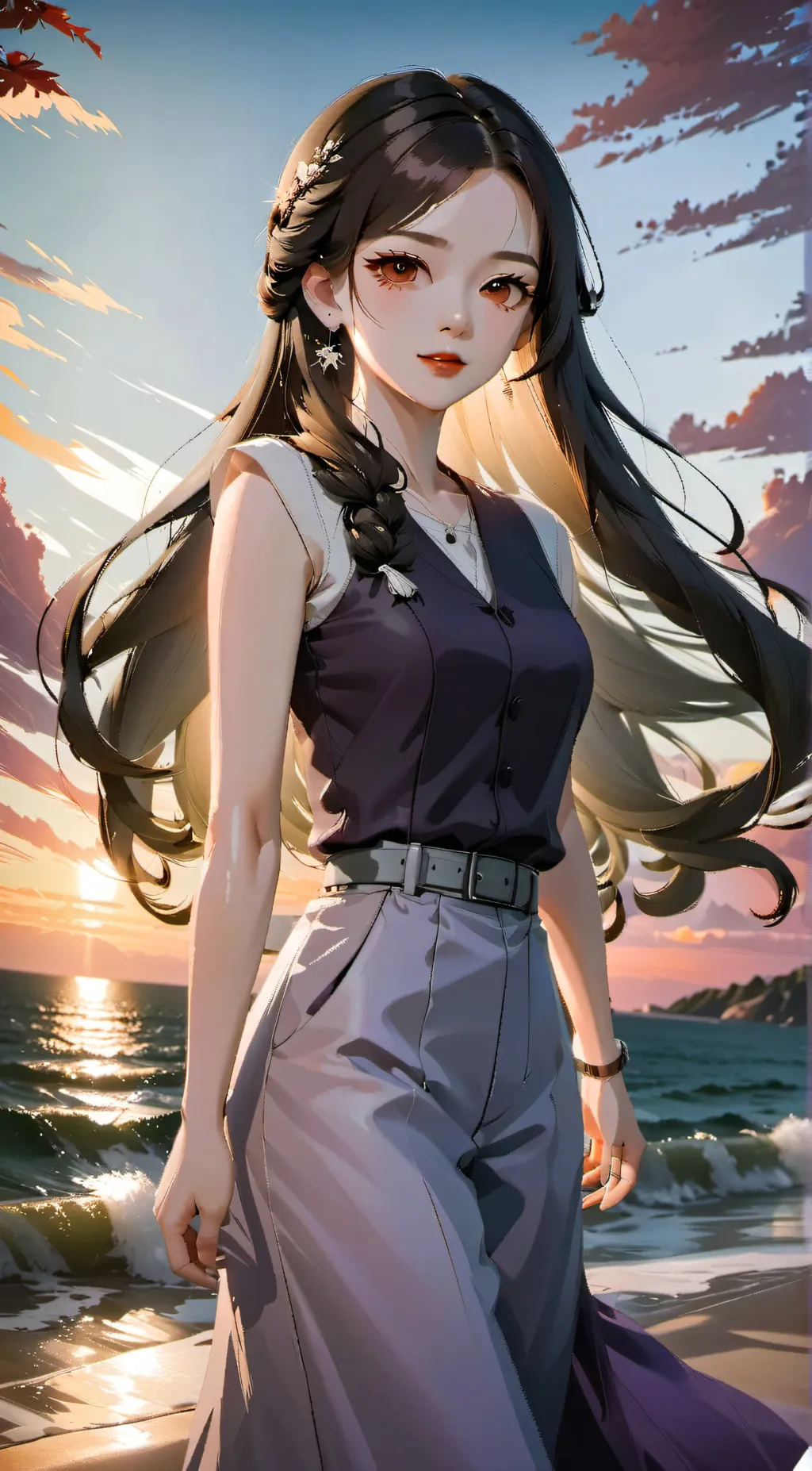 ai character: Aria background