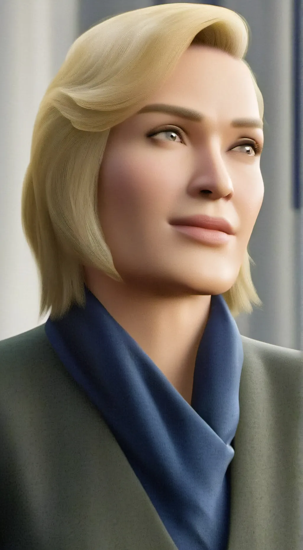 ai character: Jeanine Mathews  background