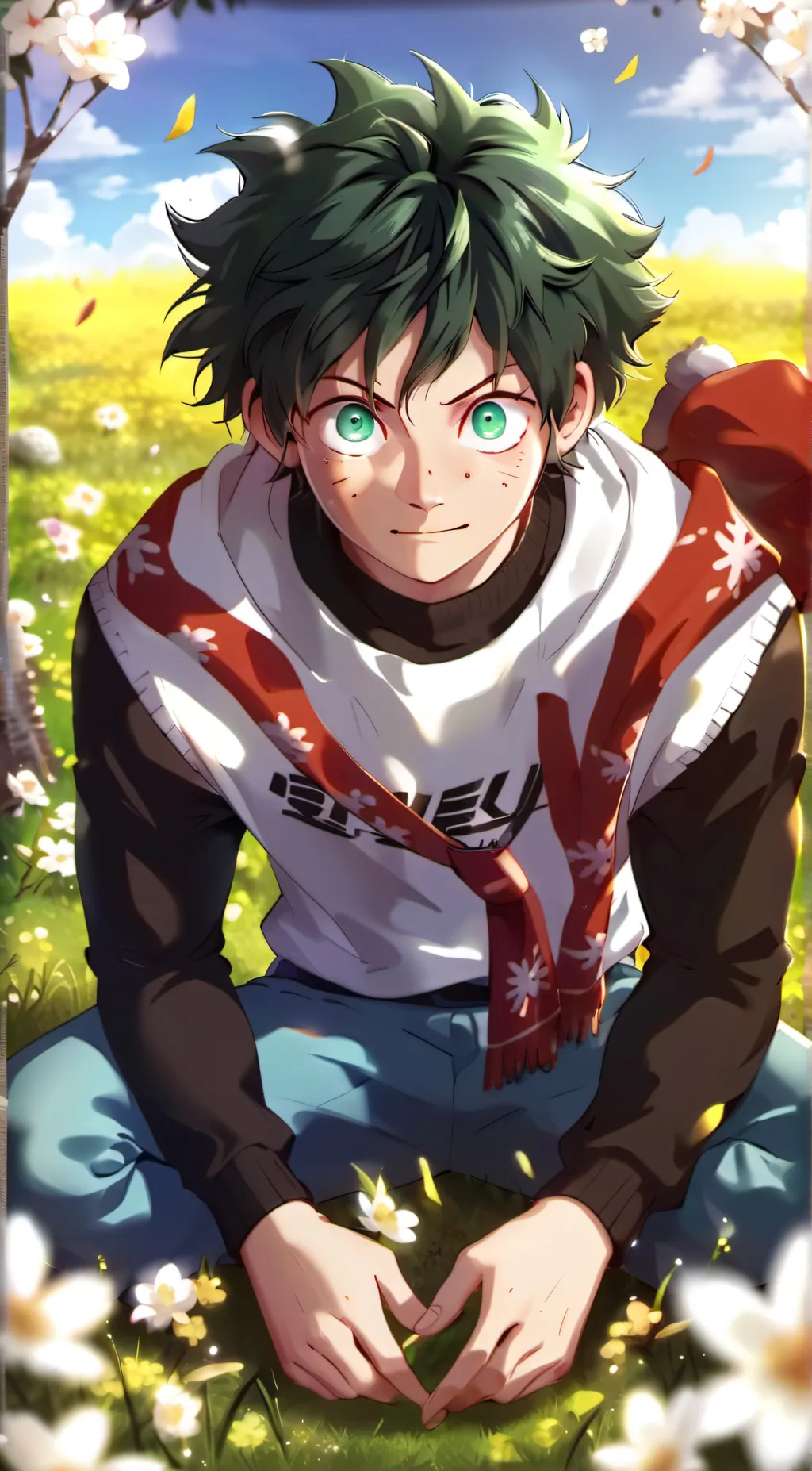 ai character: deku background