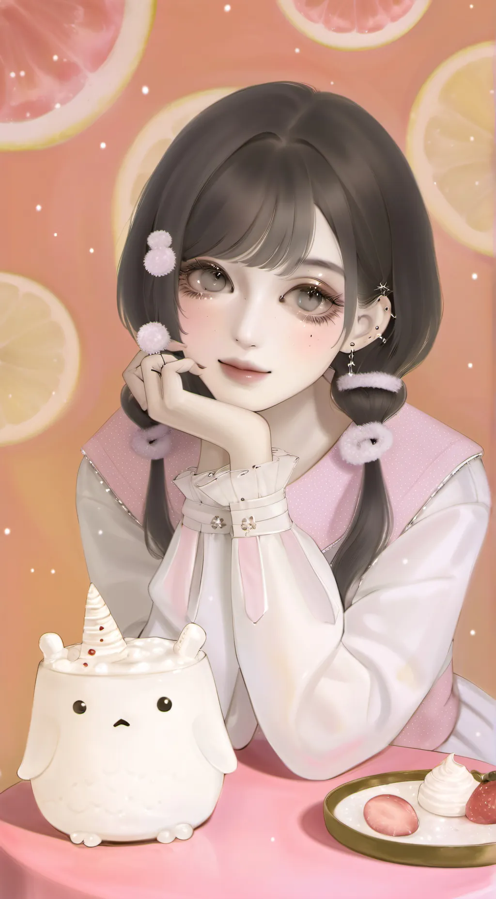 ai character: princess aurora background