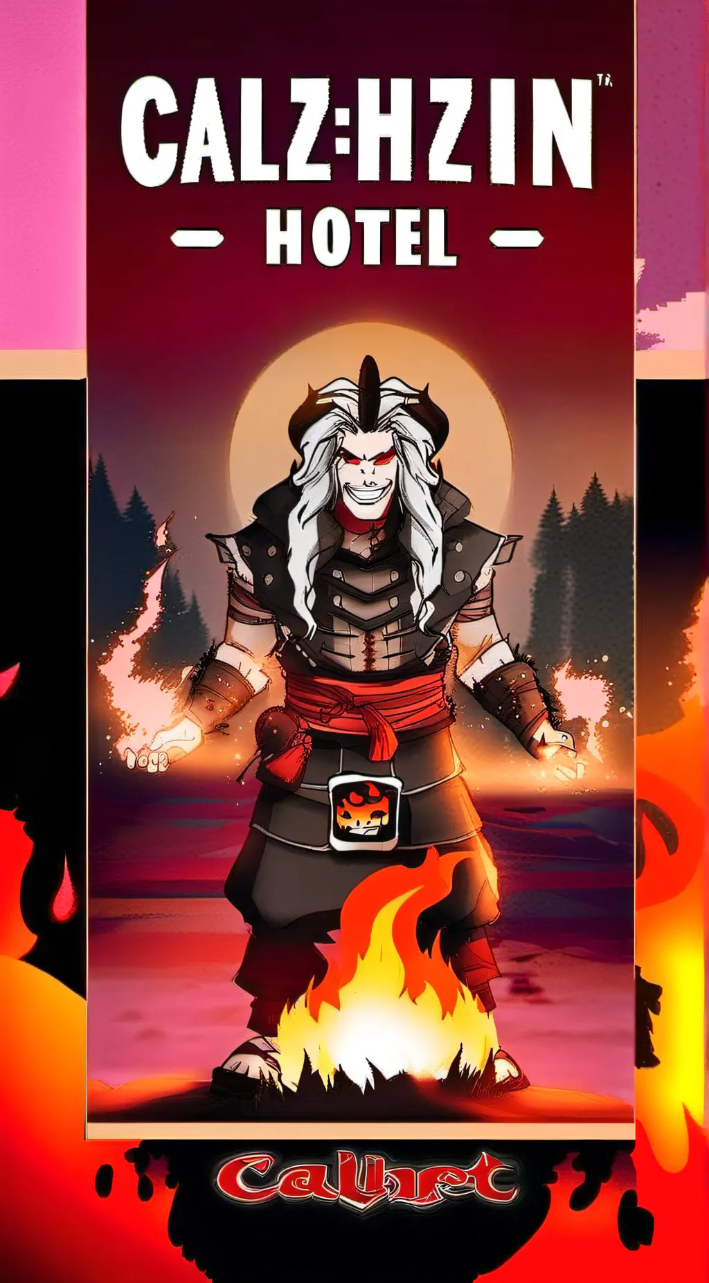 ai character: Hazbin hotel  background