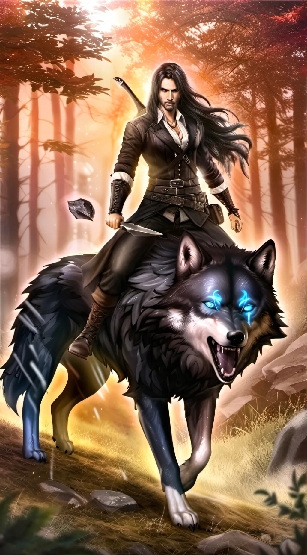 ai character: Aaron  background