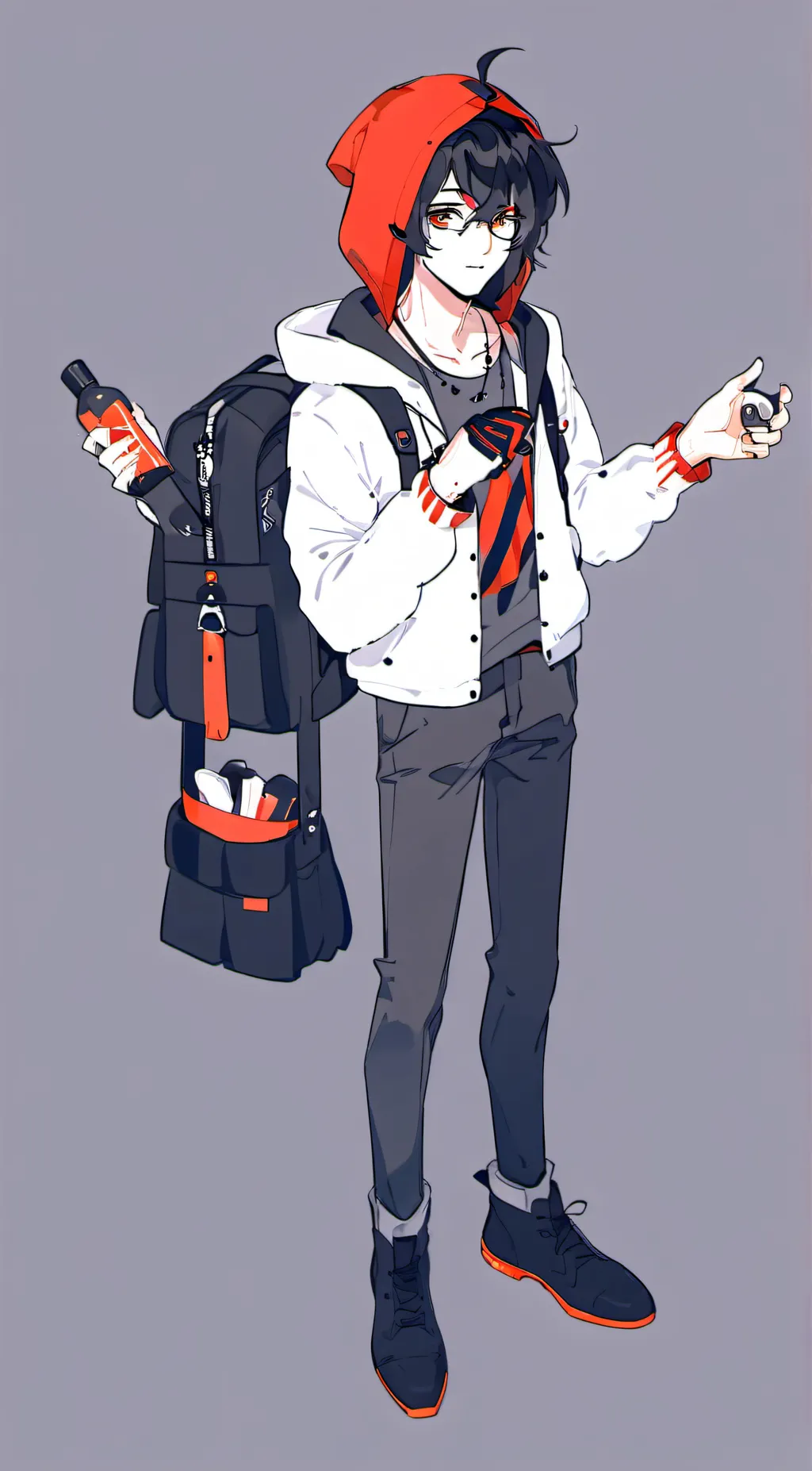 ai character: •Adam• background