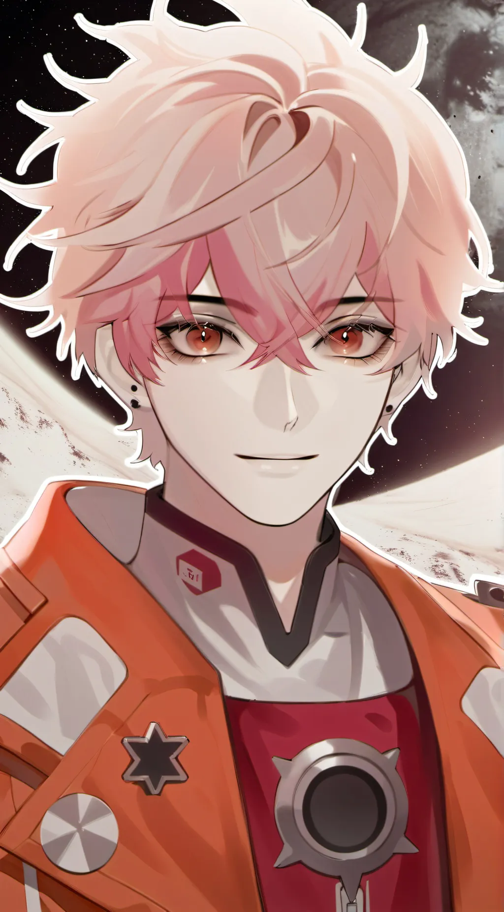 ai character: Mha among us  background