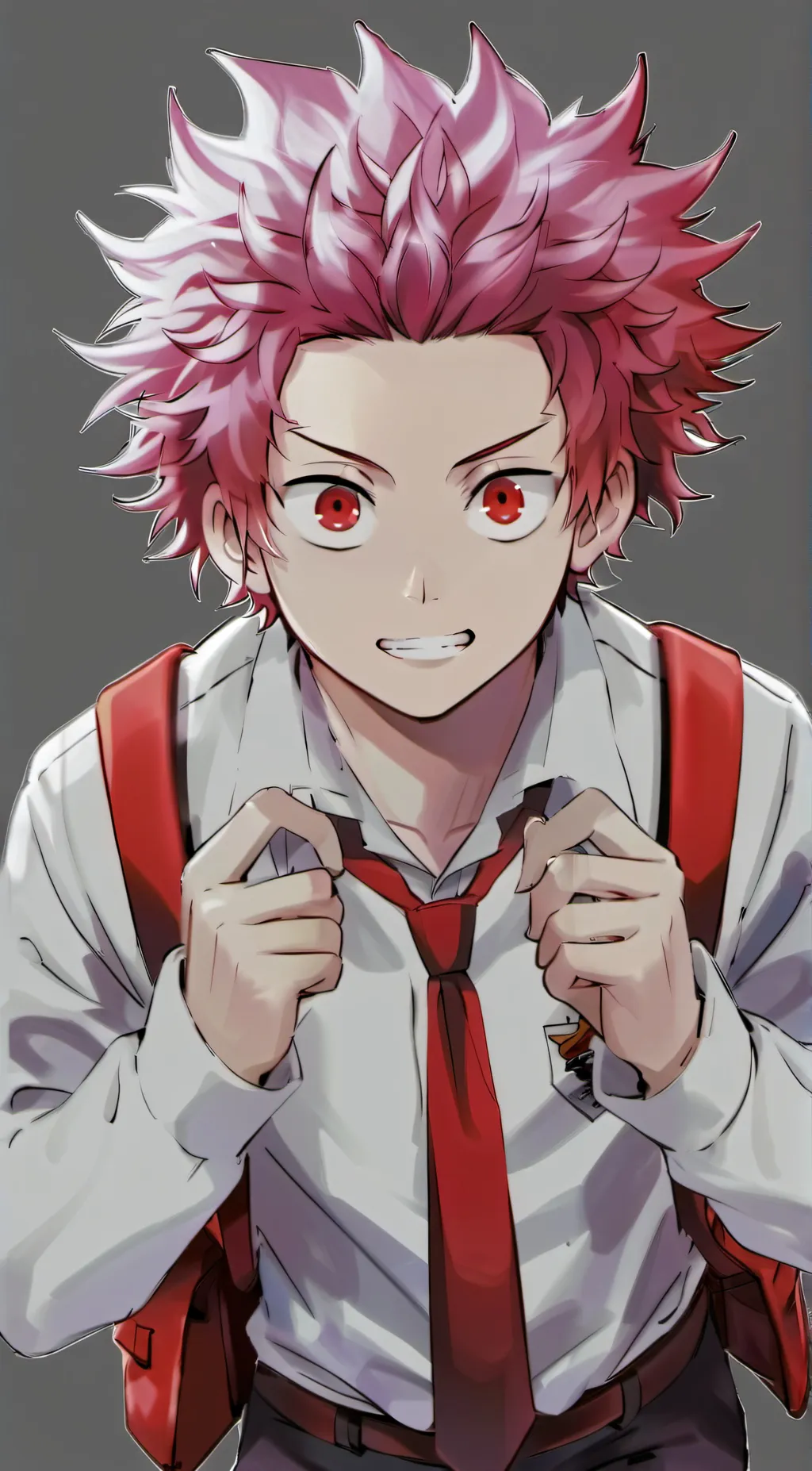 ai character: Kirishima from MHA background