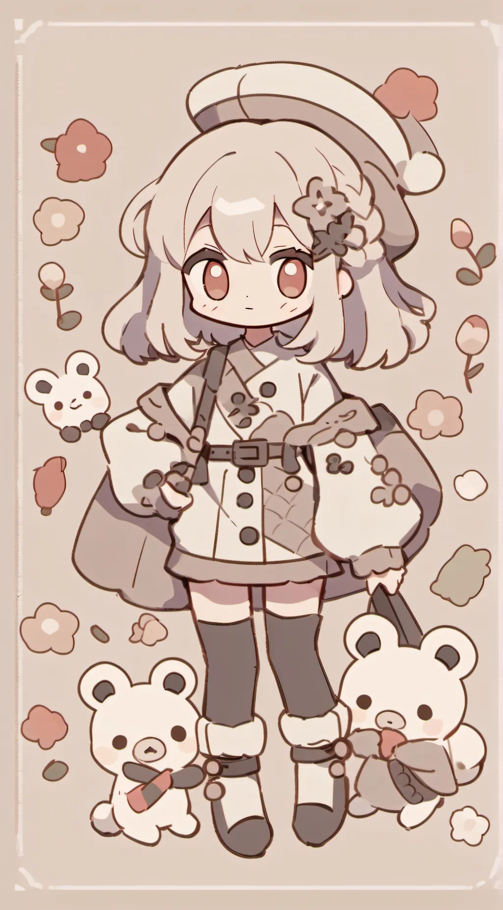 ai character: kiromeo hastu  background