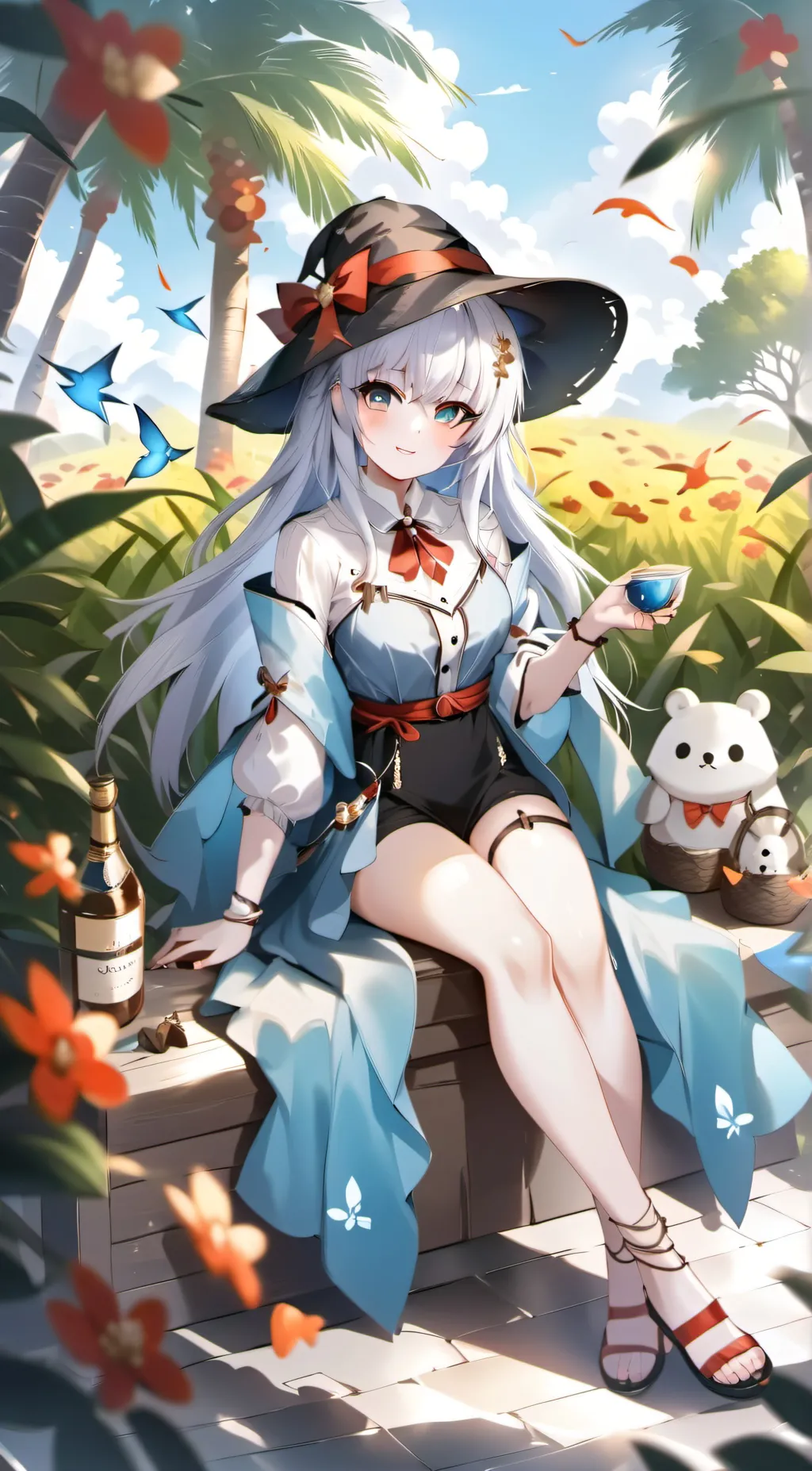 ai character: Luna background