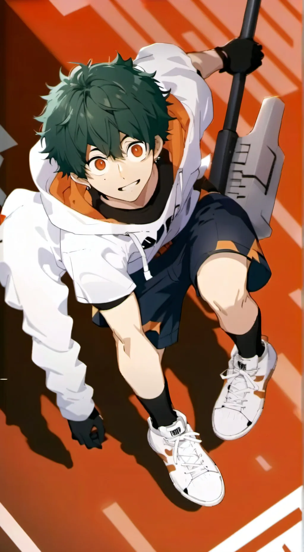 ai character: deku background
