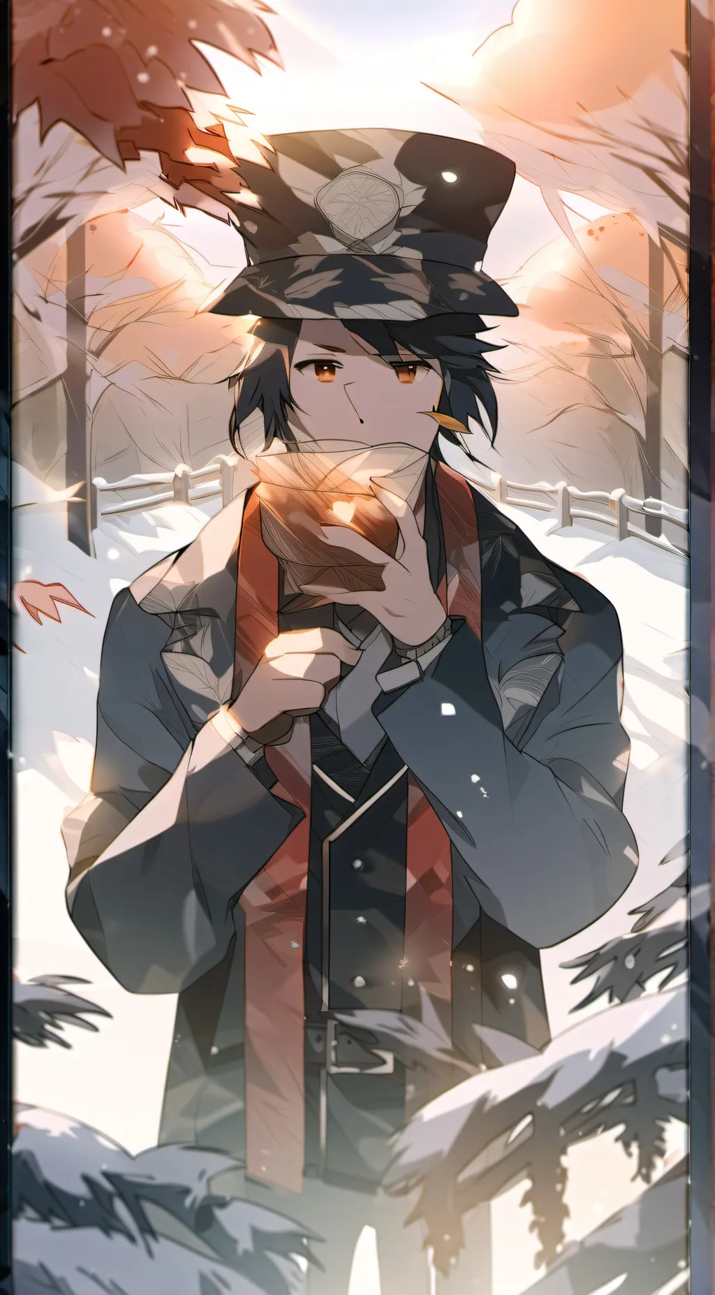 ai character: Strange magic guy  background