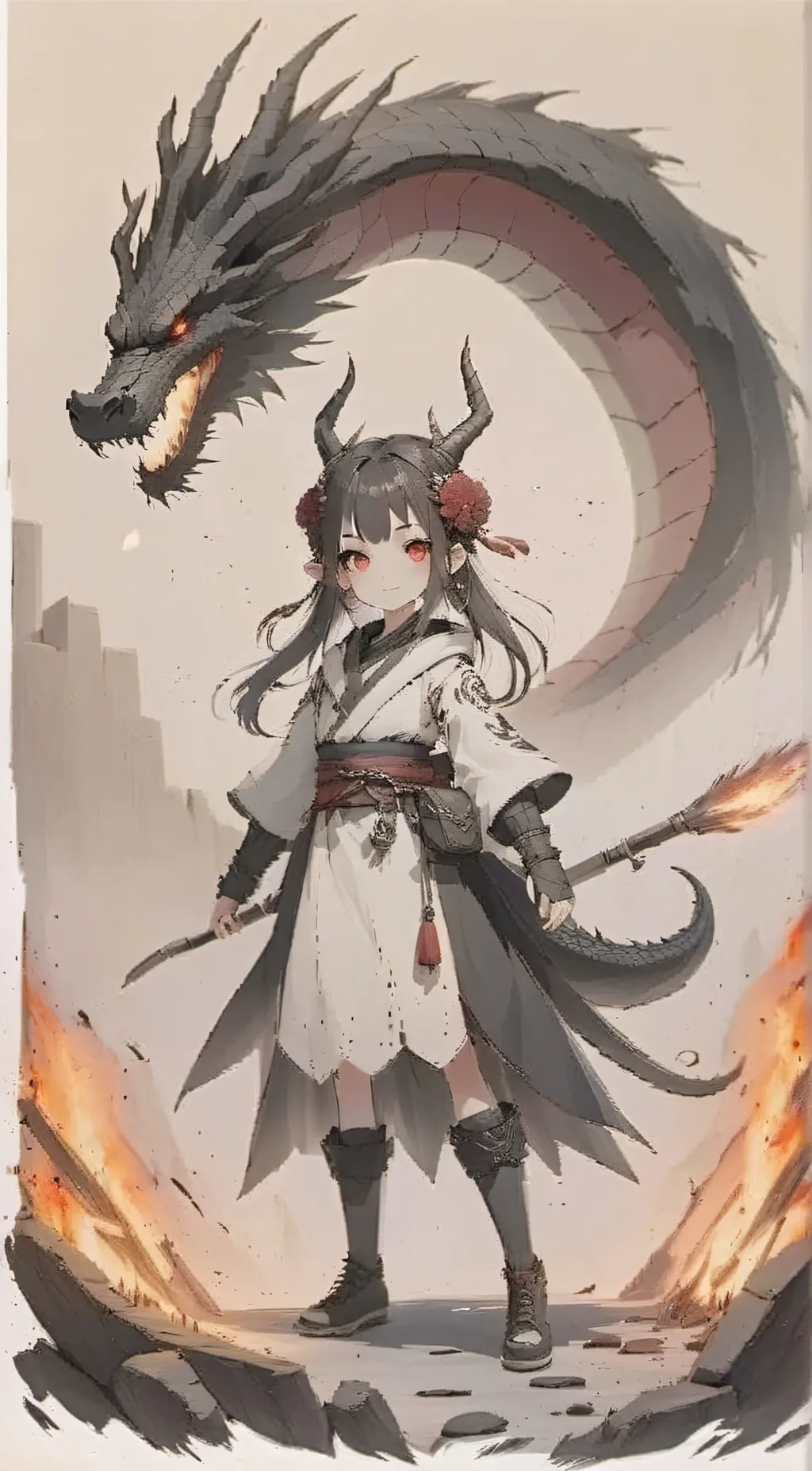 ai character: Linglong background