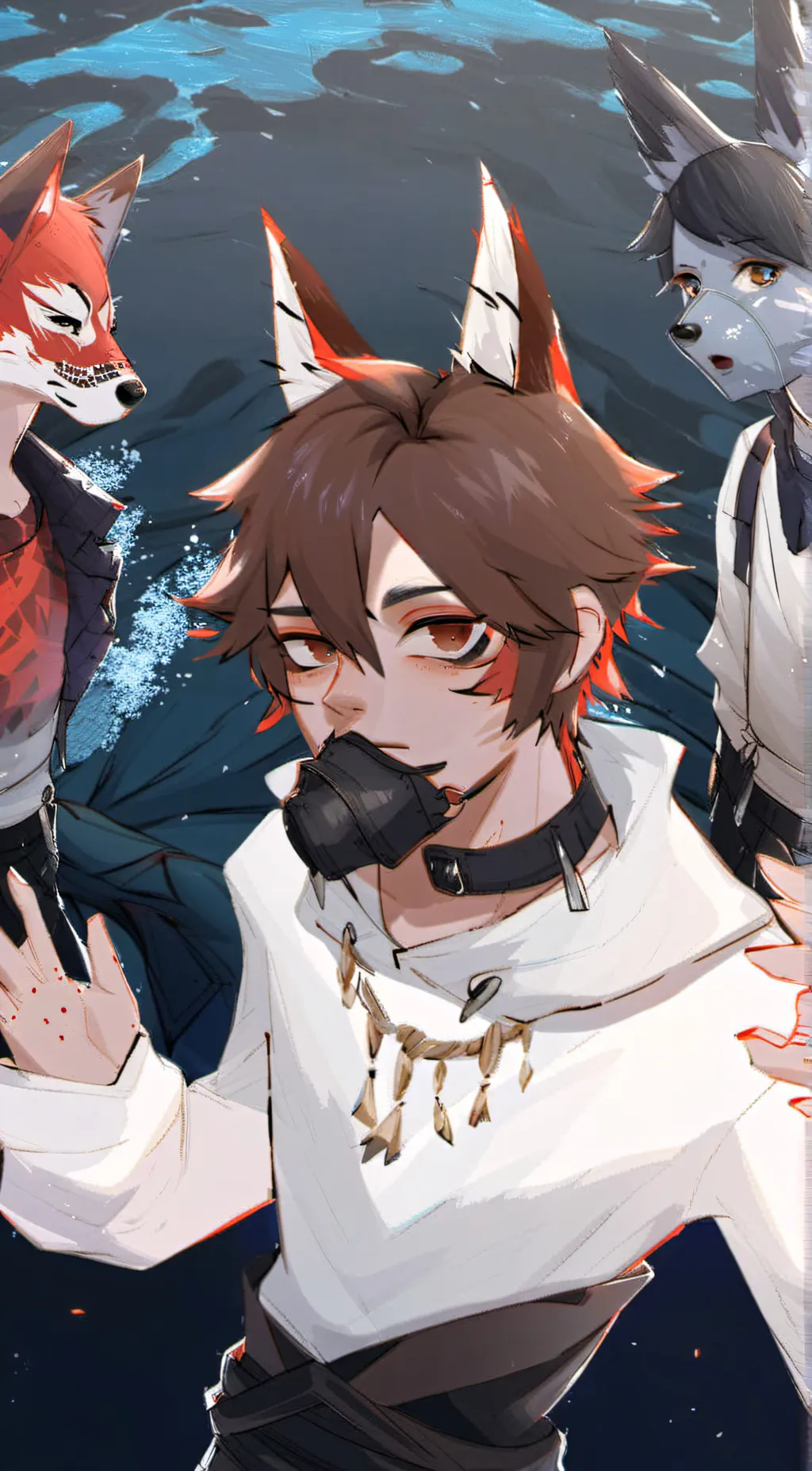 ai character: Michael Afton  background