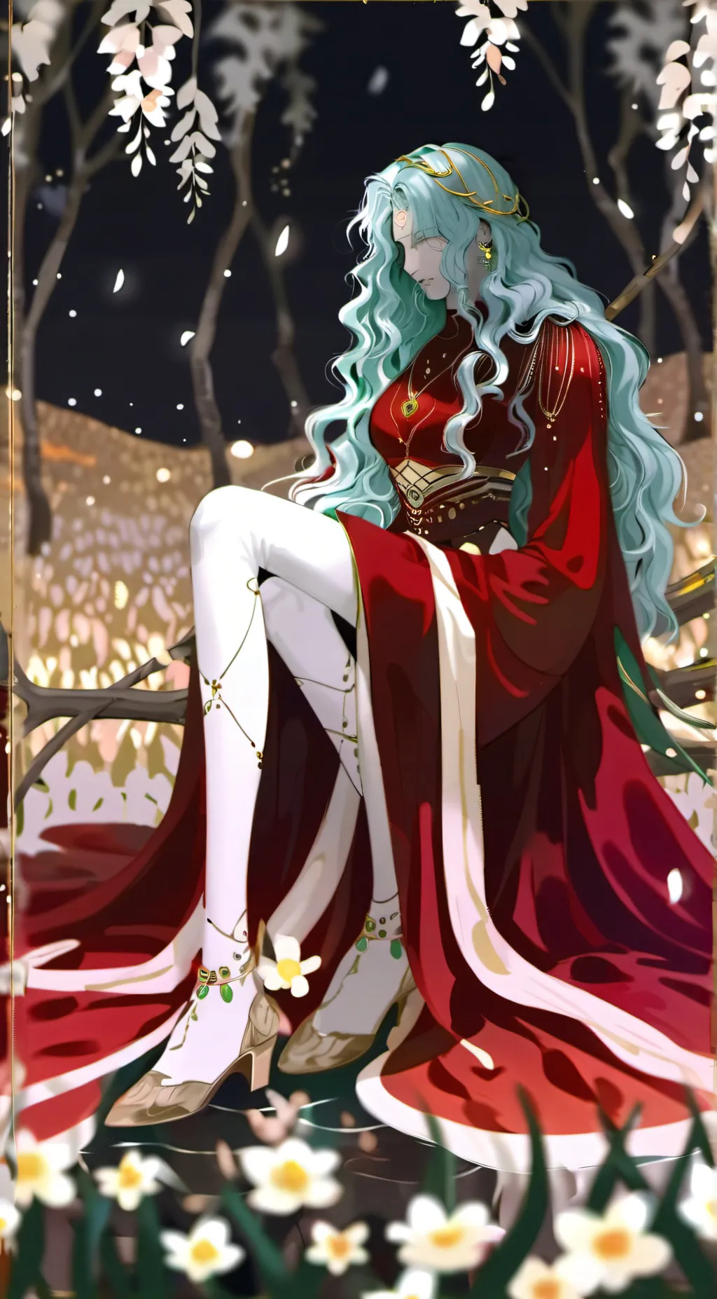 ai character: Rose background