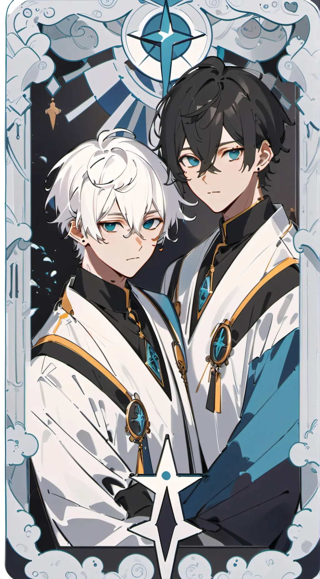 ai character: Andrew and Marcus  background