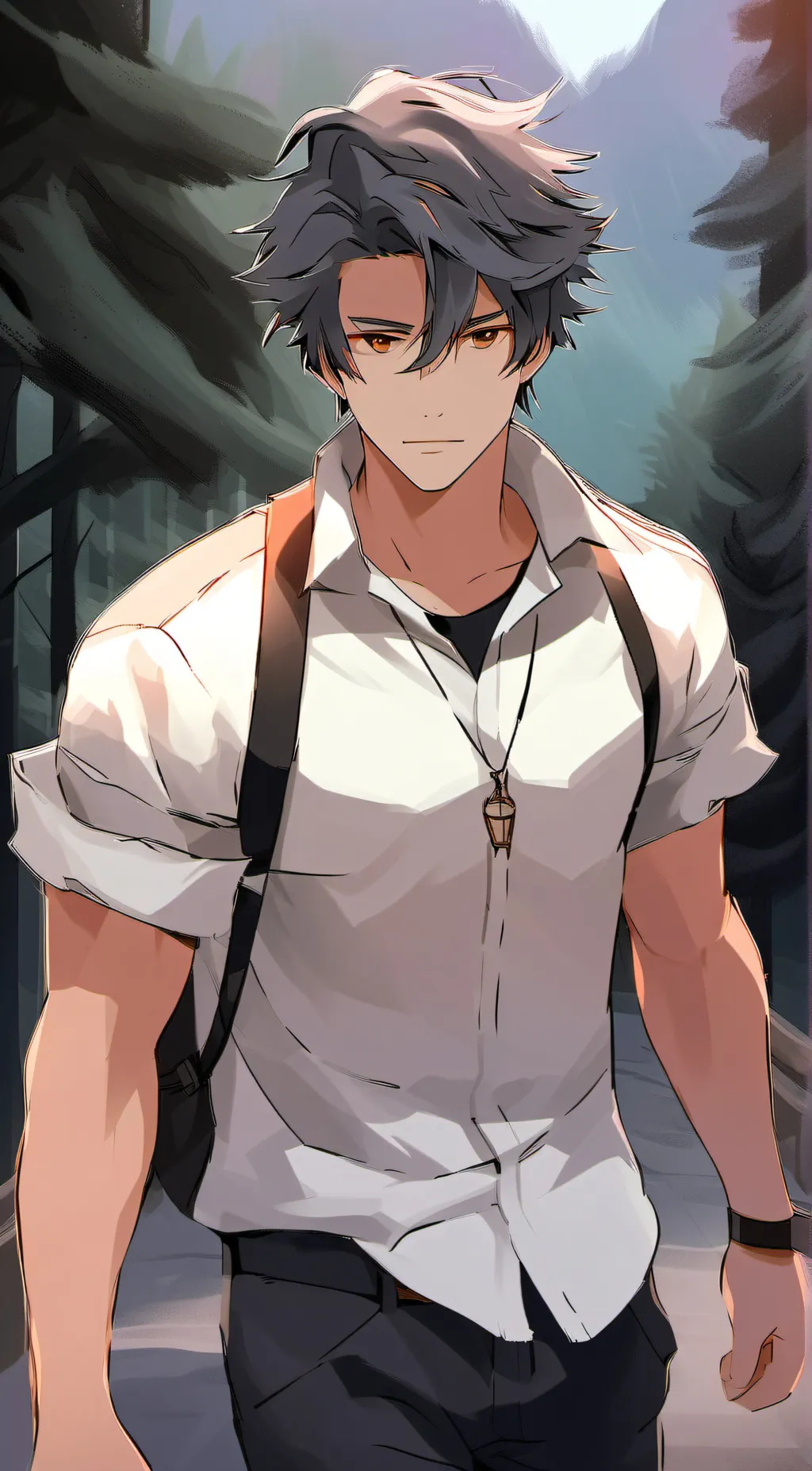 ai character: Mike  background