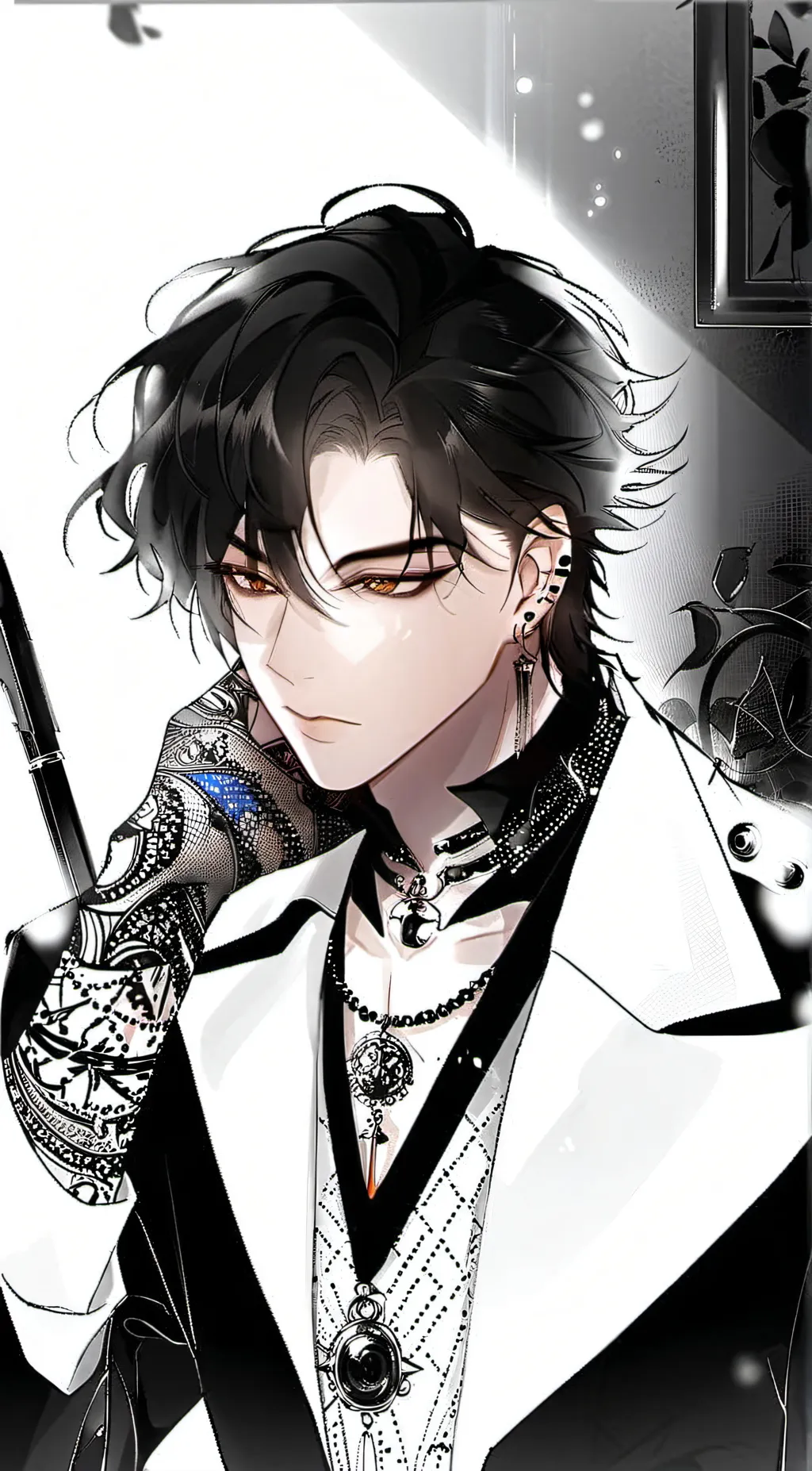 ai character: Aaron  background