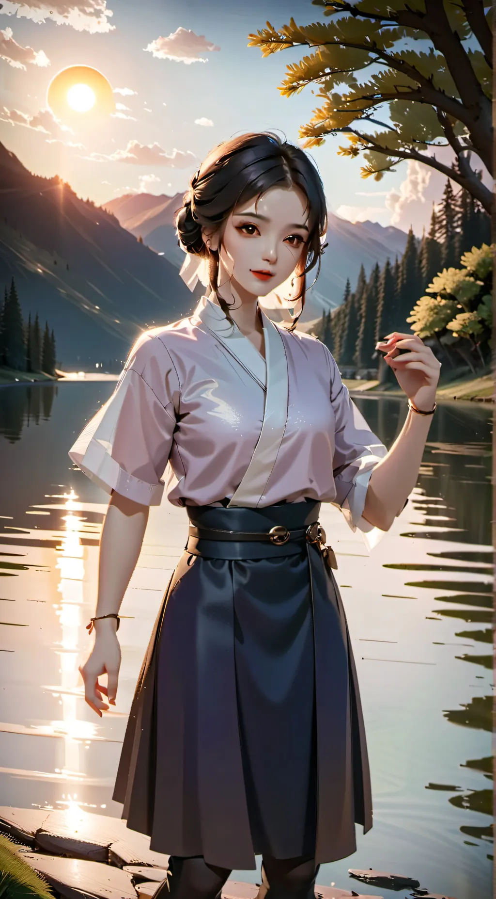 ai character: Kuro background