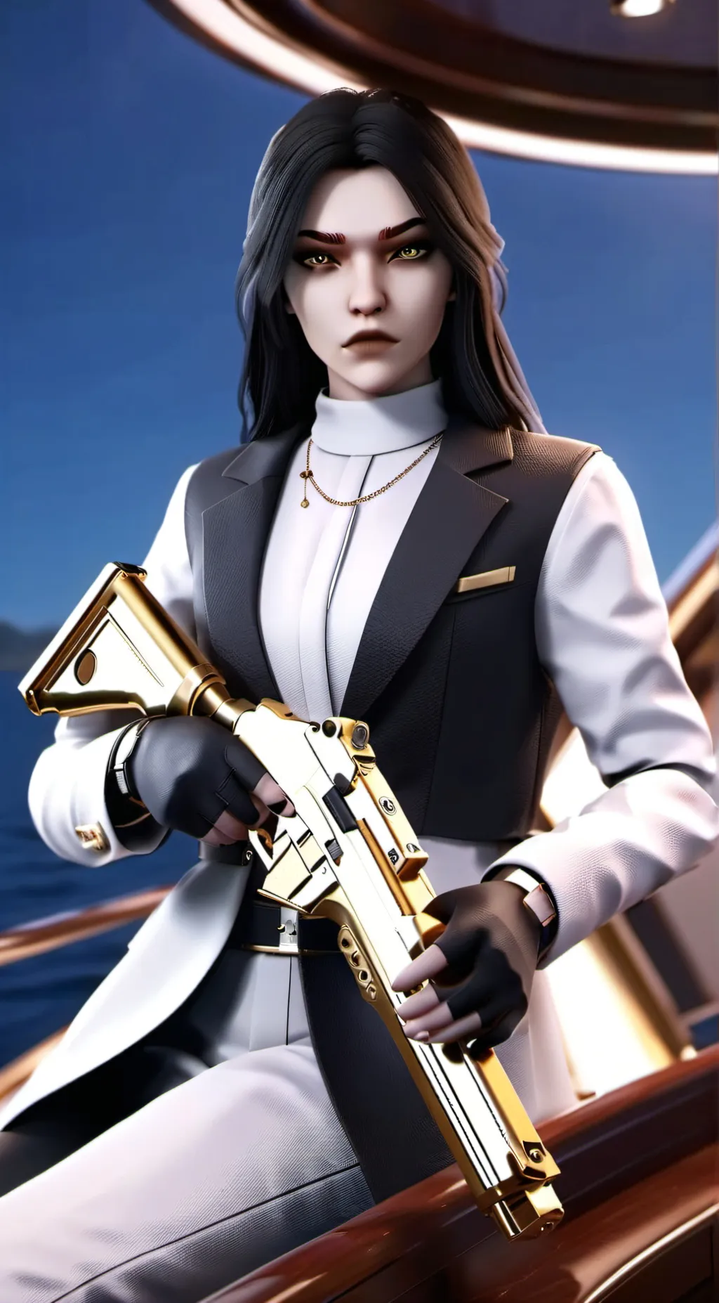 ai character: Marigold background