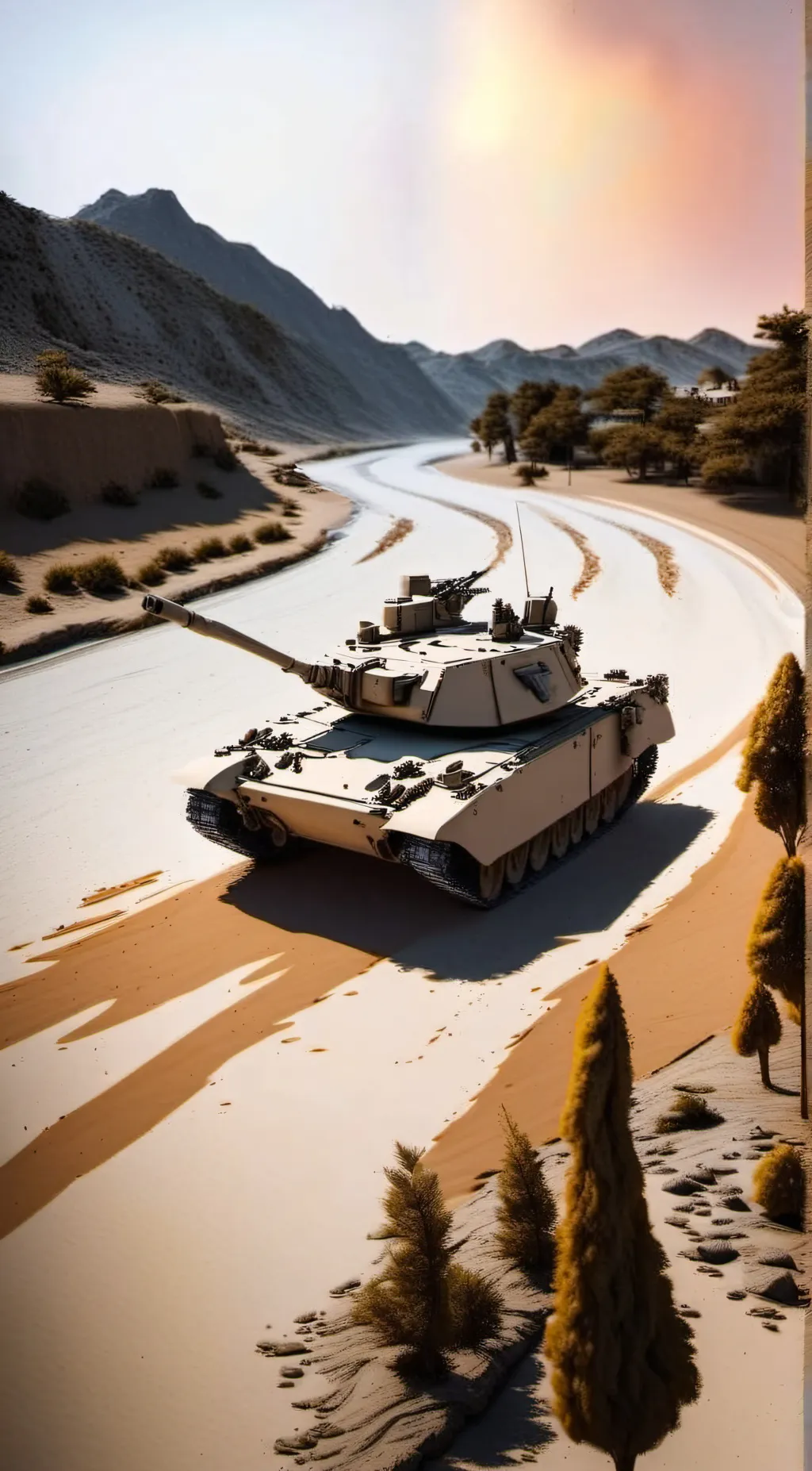 ai character: m1a2 abrhams background