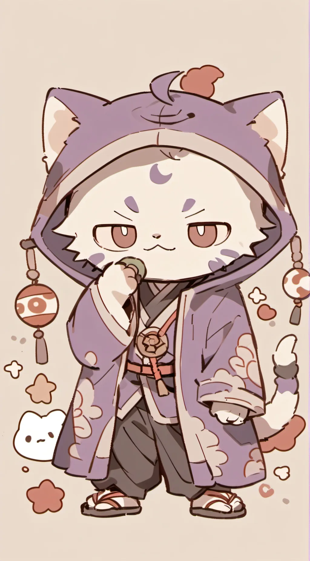 ai character: cat nap background