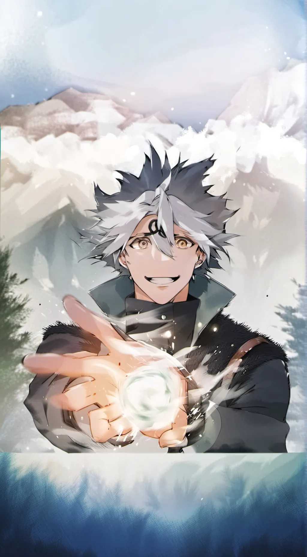 ai character: douma  background