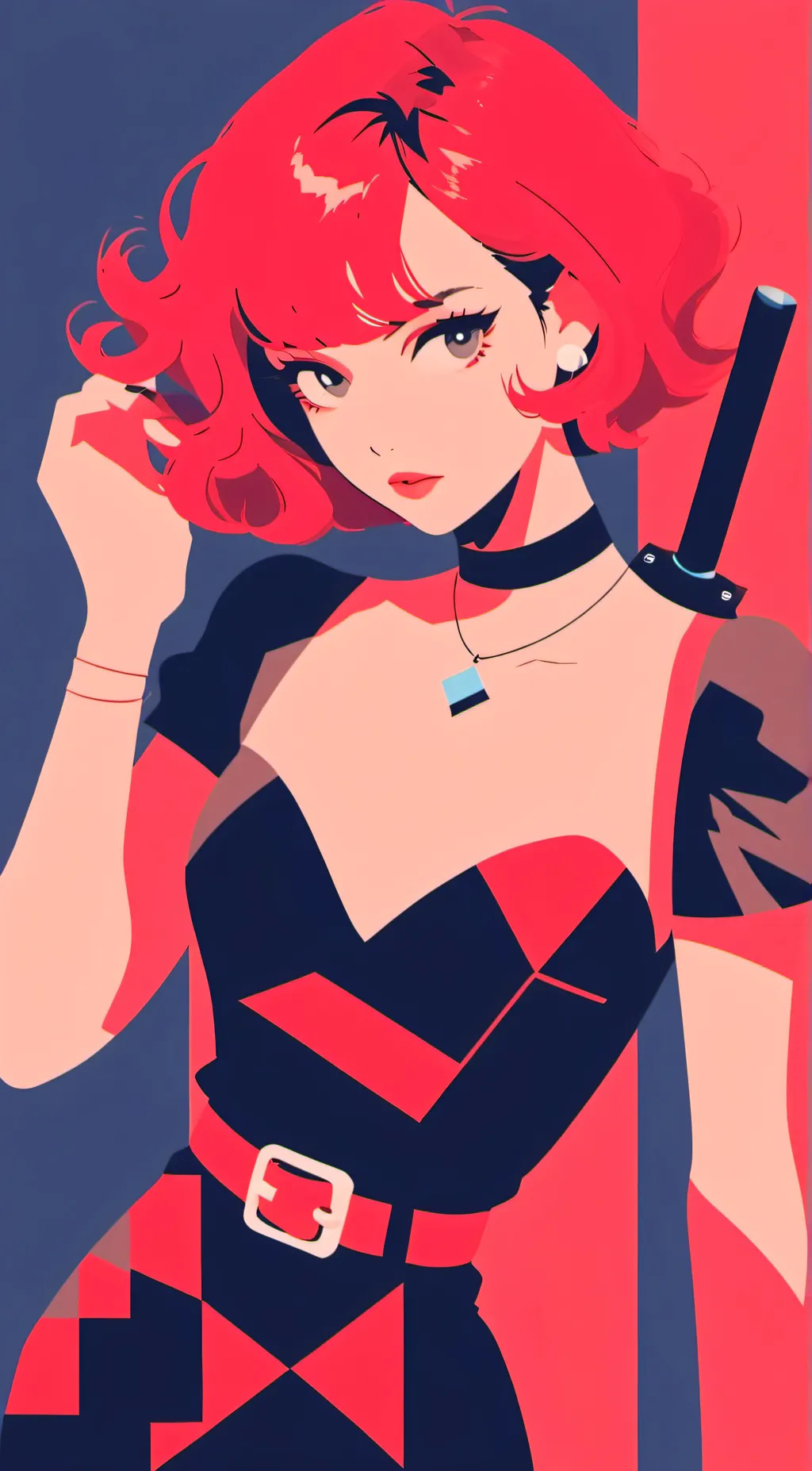 ai character: Sunset  background