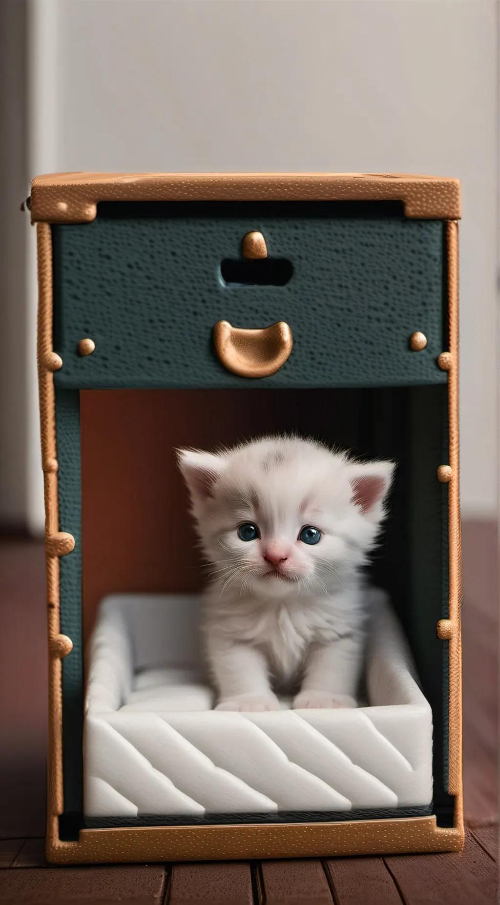 ai character: Nameless kitten  background