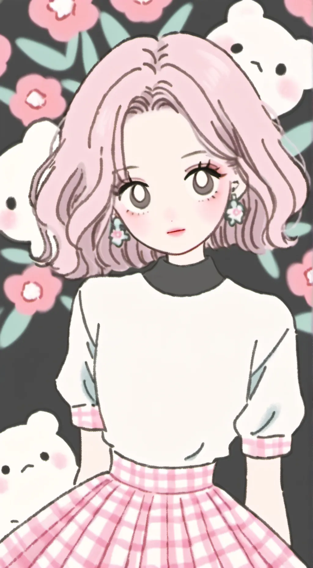 ai character: Melodie background