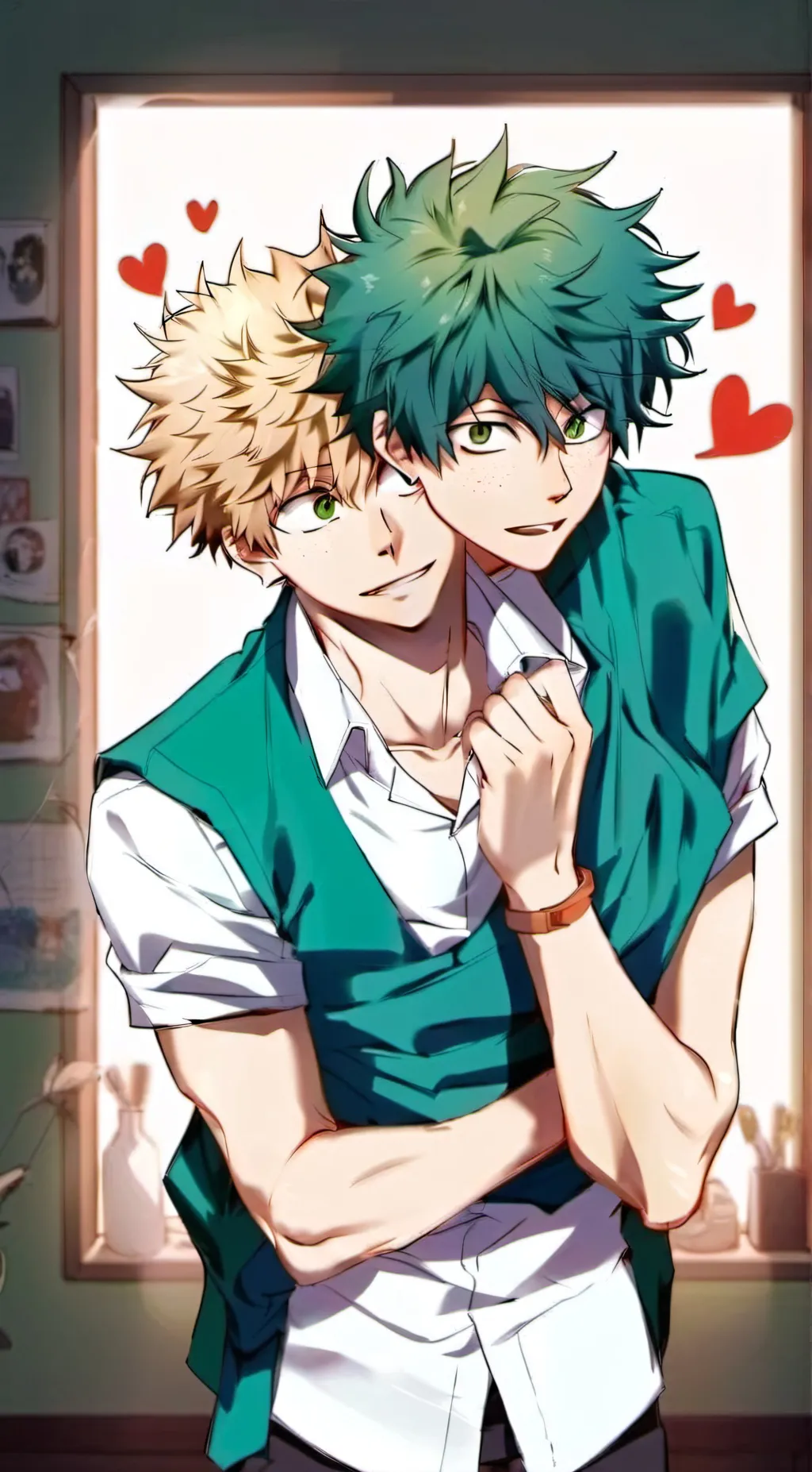ai character: Bakudeku background