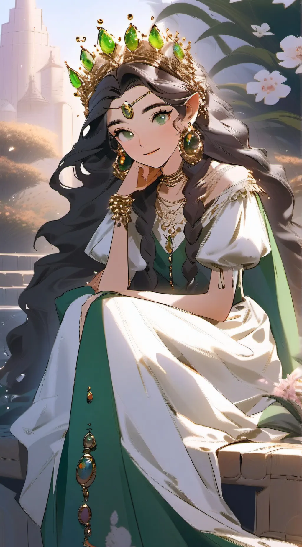 ai character: Queen Ozma background