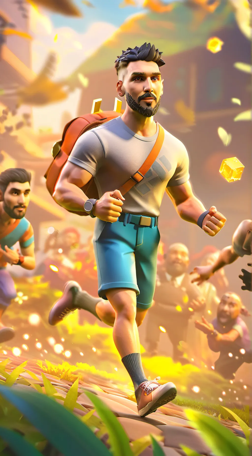 ai character: messi background